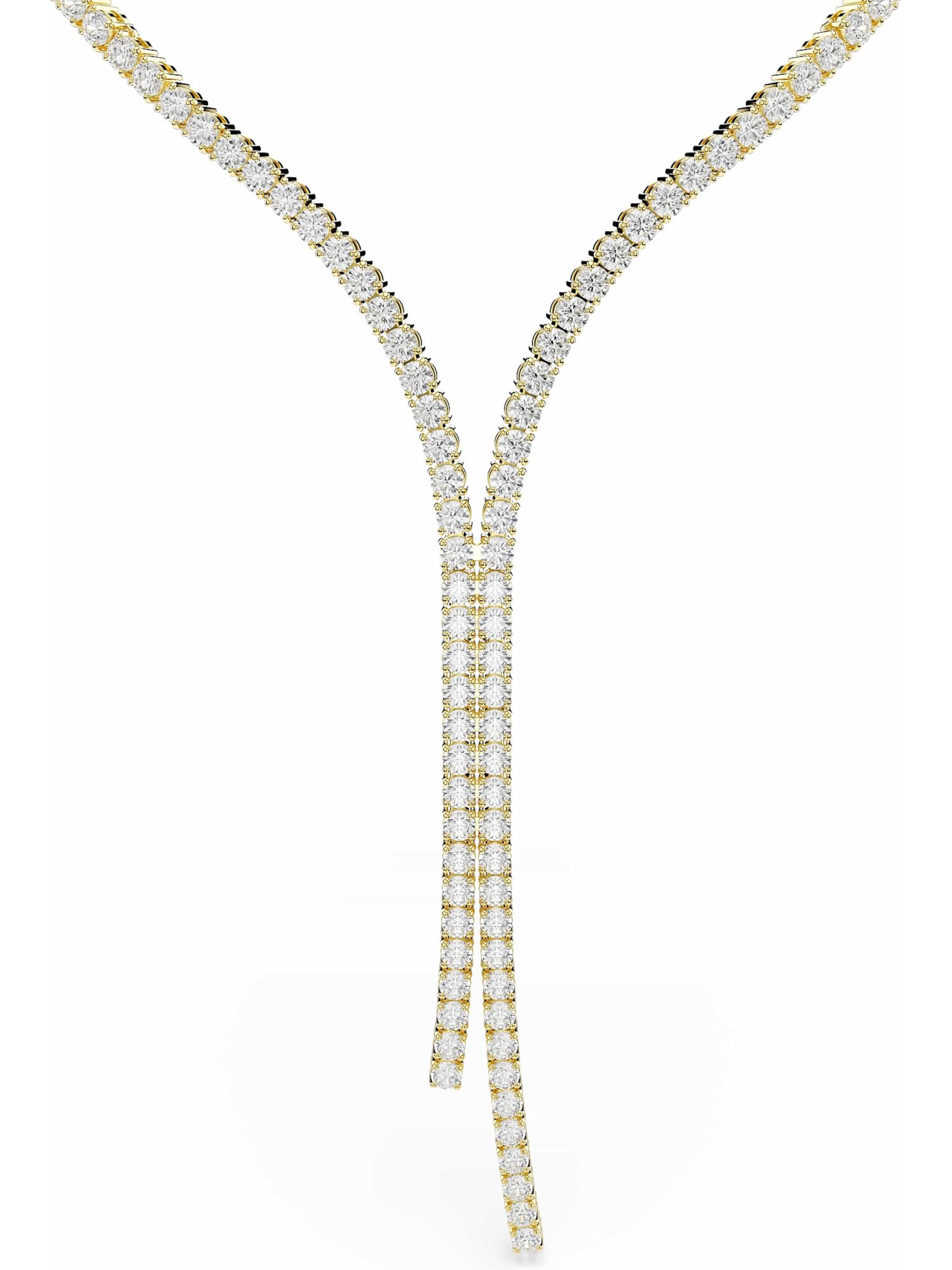Swarovski Kette in Weiß