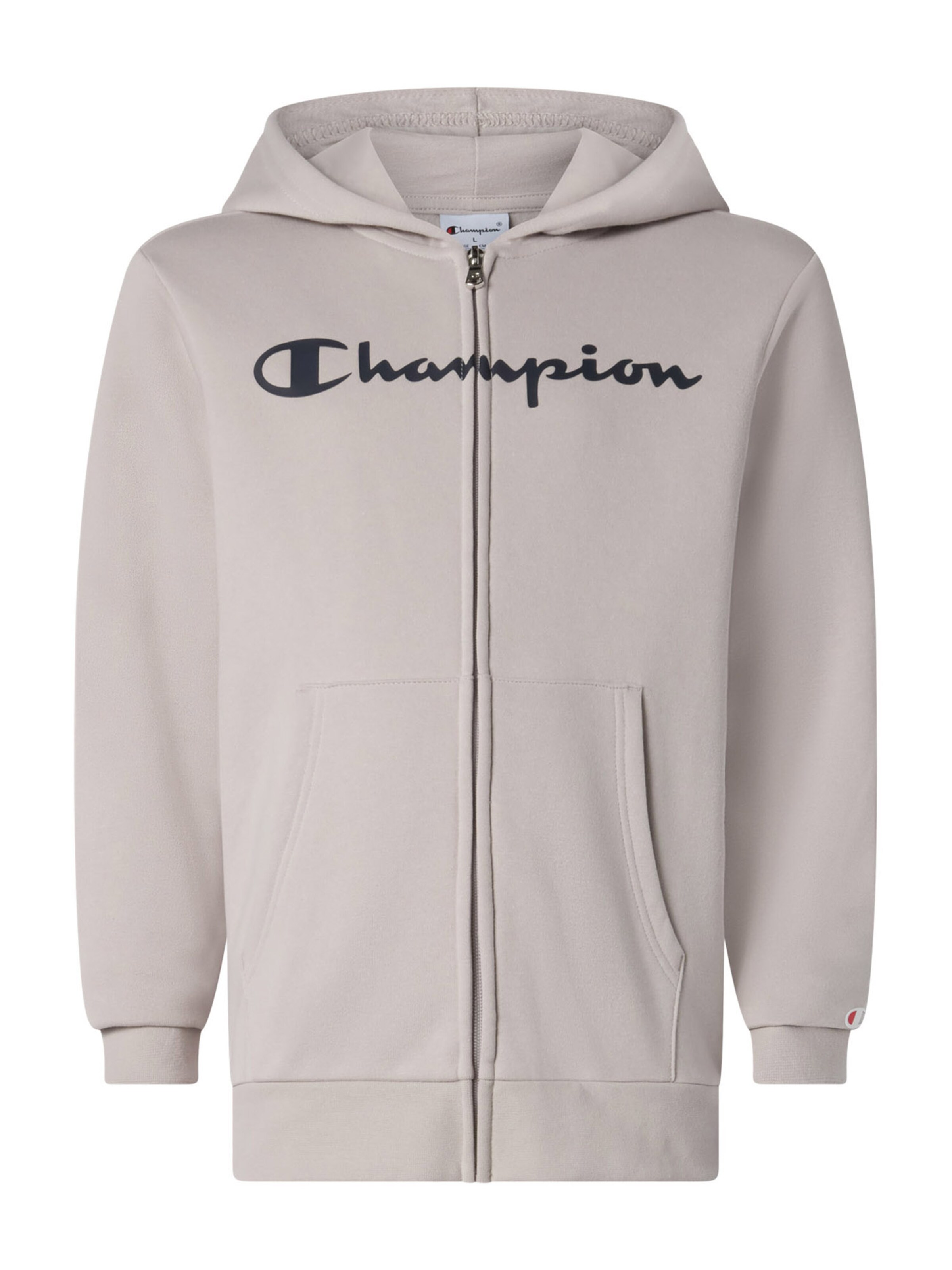Champion Sweatjacke in Grau: Vorderseite