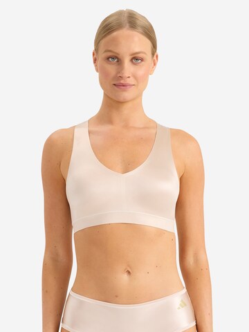 ADIDAS SPORTSWEAR Bustier Sport bh ' Sport Active Micro Contour ' in Beige: voorkant
