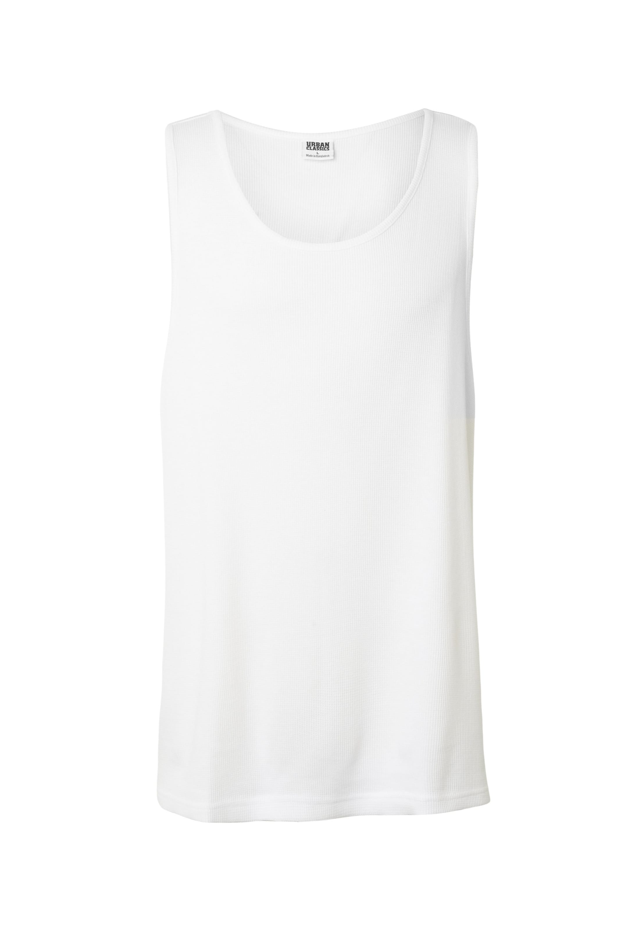 Urban Classics Shirt in Wit: voorkant