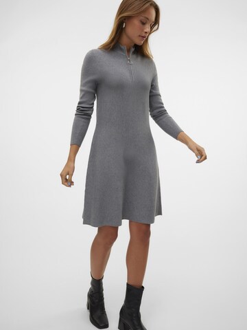 VERO MODA Knit dress 'VMNancy' in Grey