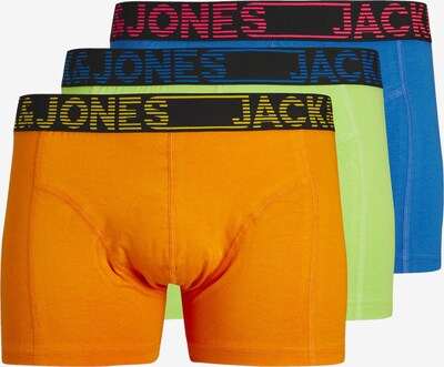 JACK & JONES Boxerky 'BILL' - modrá / jablková / oranžová / čierna, Produkt