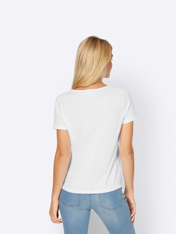 heine T-shirt i vit