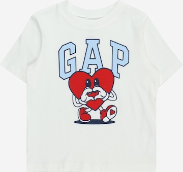 GAP Shirt in Wit: voorkant