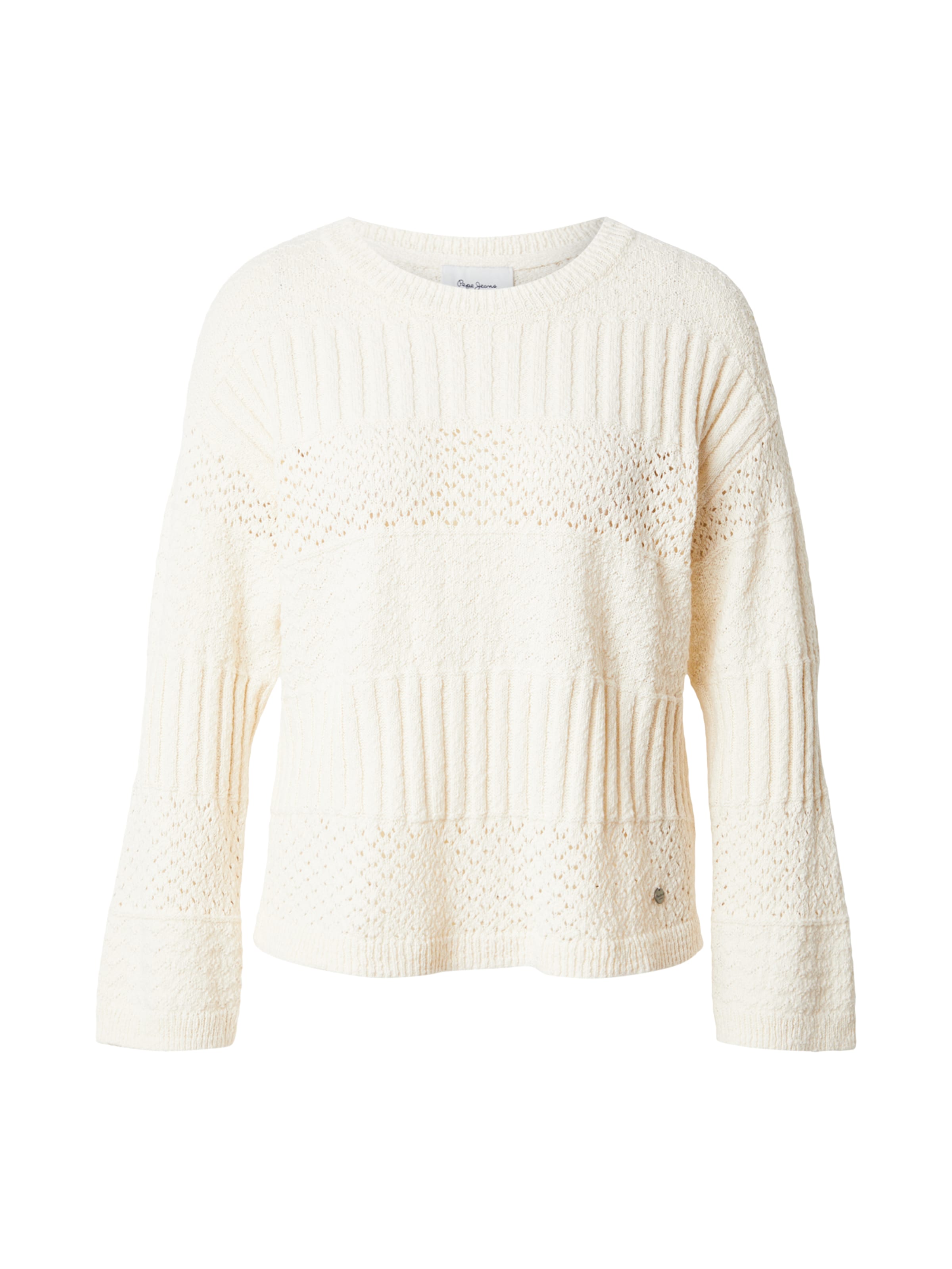 Pepe Jeans - Jersey 'ALAYA' en blanco: frente