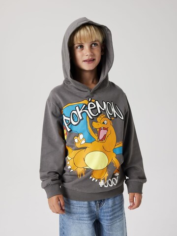 Felpa 'Pokémon' di NAME IT in grigio: frontale