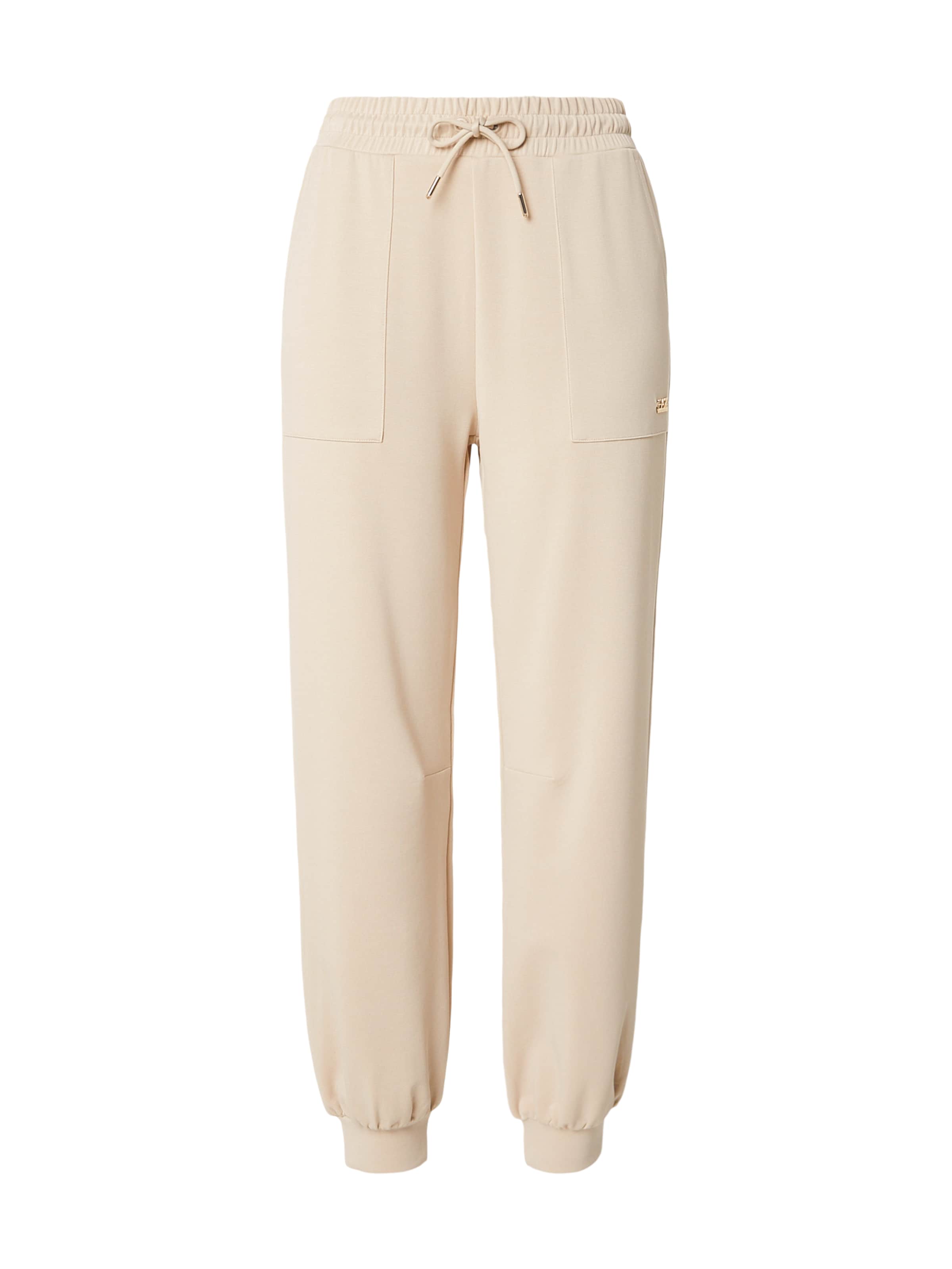 Tapered Pantaloni di EA7 Emporio Armani in grigio: frontale