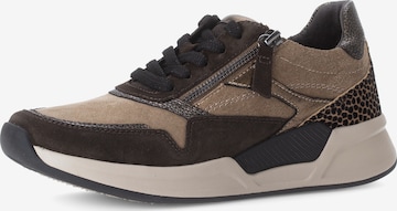 Gabor Rollingsoft Sneaker in Braun: Vorderseite