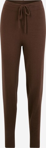 Effilé Pantalon 'IBI' ONLY en marron : devant