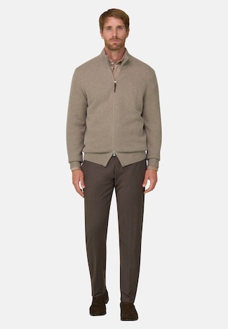 Boggi Milano Gebreid vest in Beige: voorkant