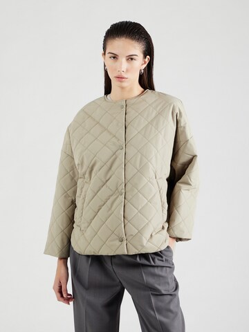 Embassy of Bricks and Logs Between-Season Jacket 'Mona' in Green: front