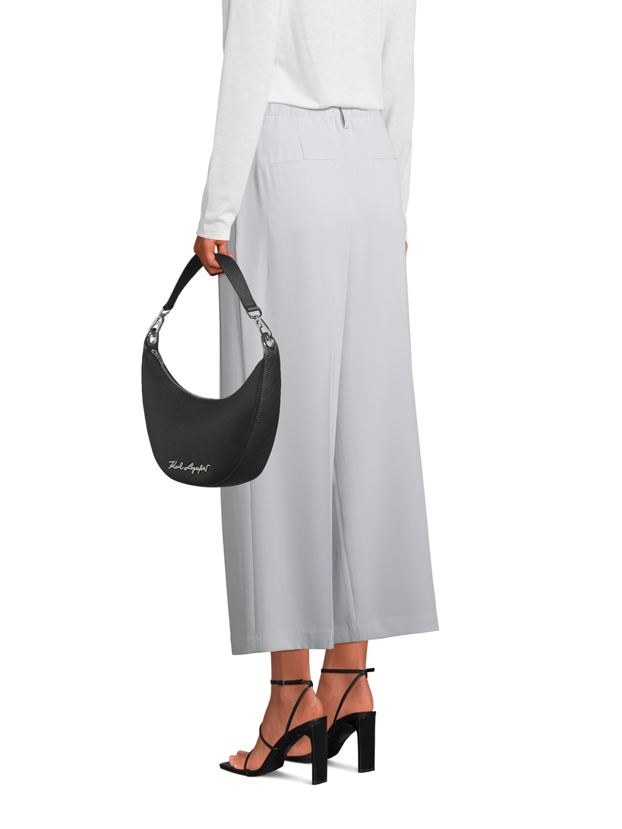 Karl Lagerfeld Τσάντα ώμου σε μαύρο: μπροστά