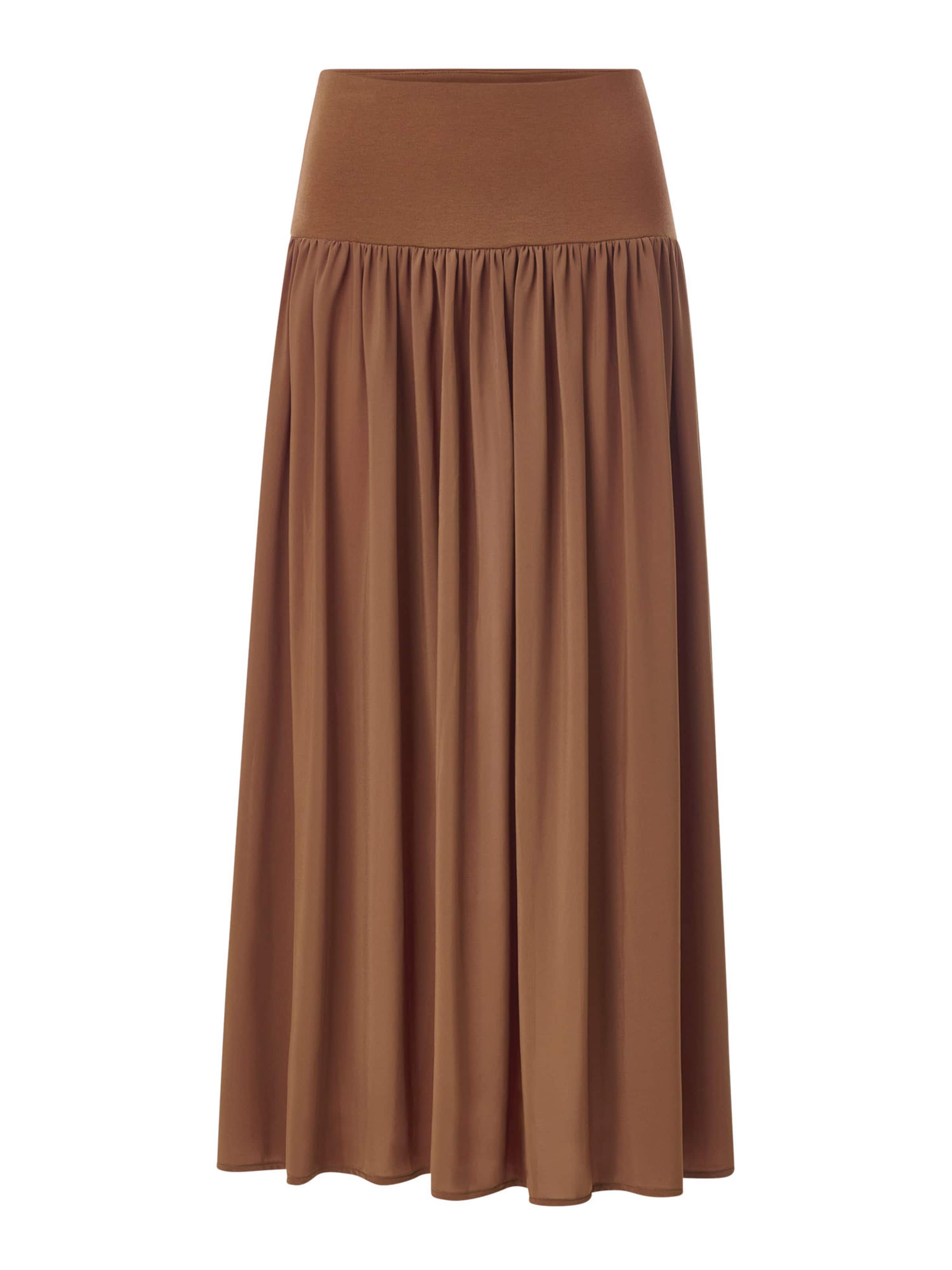 Rich & Royal - Falda en marrón: frente