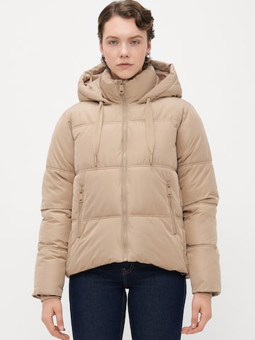 Vero Moda Tall Φθινοπωρινό και ανοιξιάτικο μπουφάν σε μπεζ: μπροστά