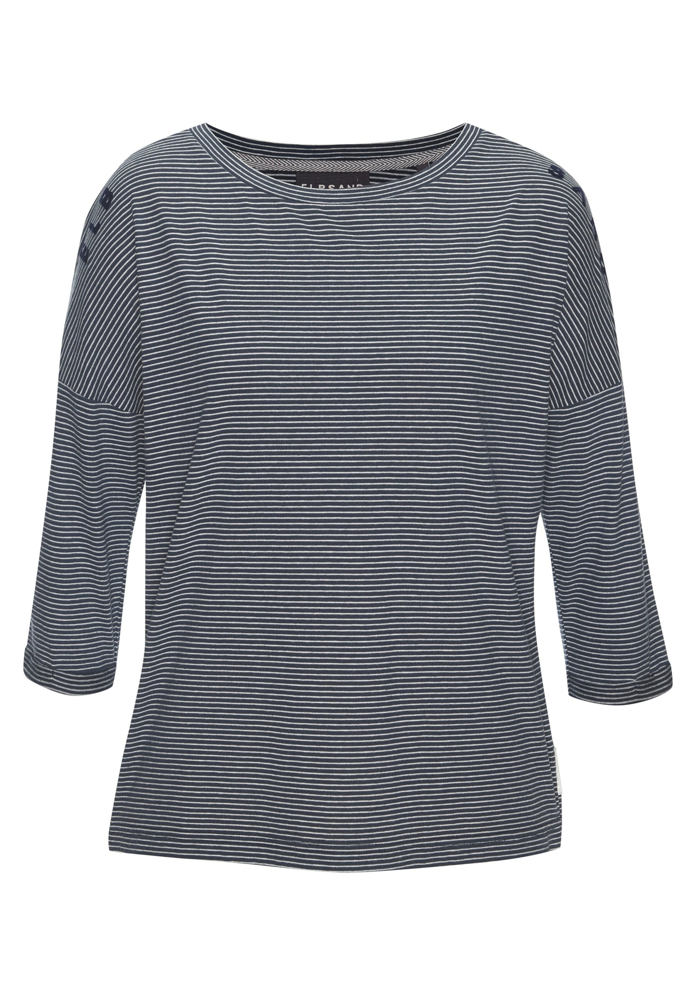 Elbsand - Camisa em azul: frente