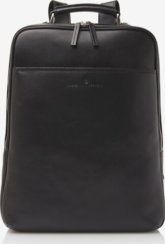 Castelijn & Beerens Backpack 'Verona ' in Black: front