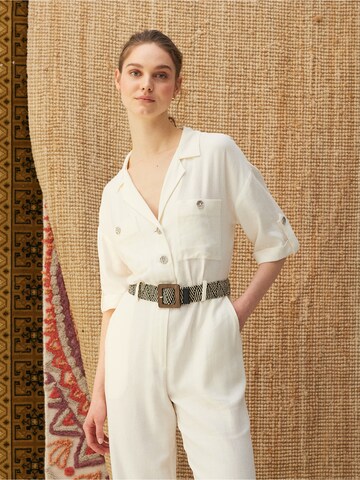 Guido Maria Kretschmer Women Jumpsuit 'Juliana' in Weiß: predná strana