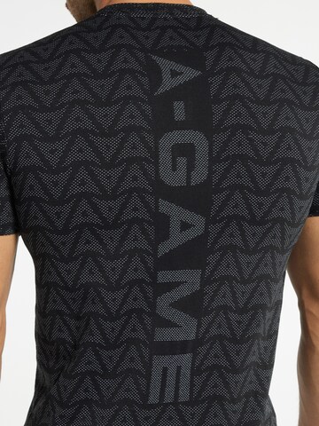 A-Game - Camisa funcionais em preto