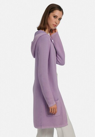 Peter Hahn Knit Cardigan in Purple