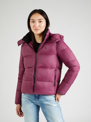 Calvin Klein Jeans Winter Jacket 'Archetype' in Purple: front