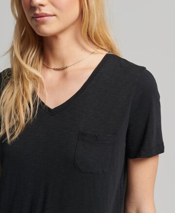 Superdry Tričko – černá