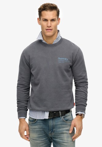 Felpa di Superdry in grigio: frontale