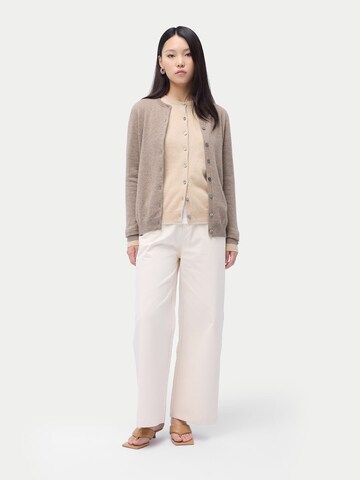 GOBI Cashmere Knit cardigan 'Essential' in Brown