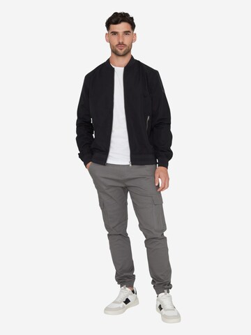 Threadbare Jacke 'Predict' in Schwarz