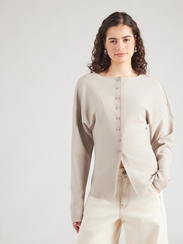 Veste mi-saison 'ONLLuma-Clever' ONLY en gris : devant