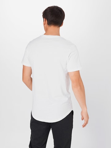 JACK & JONES Средняя посадка Футболка 'JJENoa' в Черный