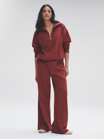 The Set Široký strih Nohavice - Hnedá: predná strana