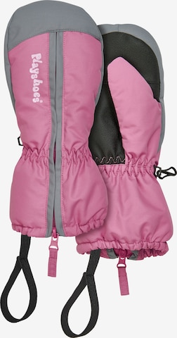 Gants de sport PLAYSHOES en rose : devant