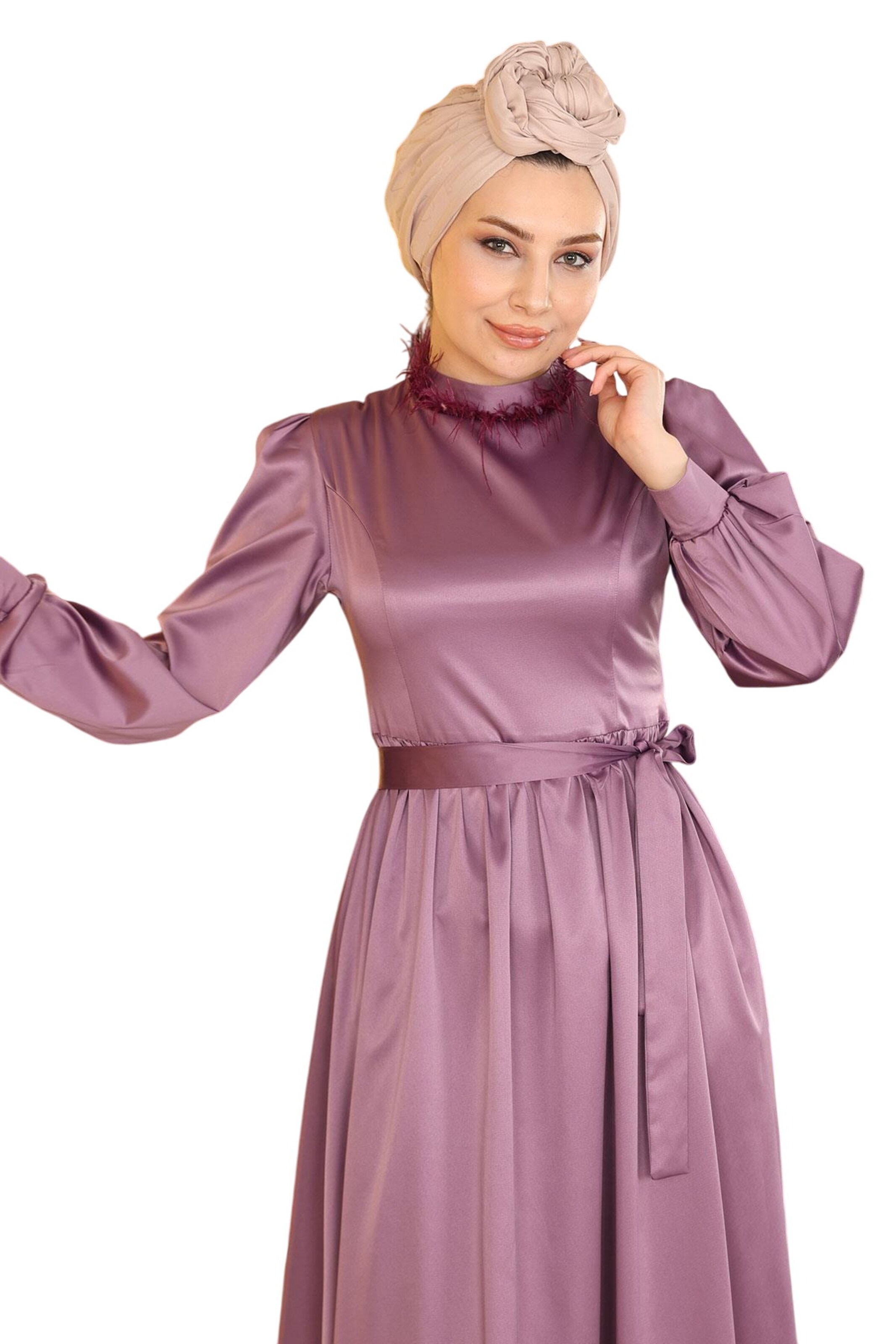 MODAMIHRAM Avondjurk in Lila