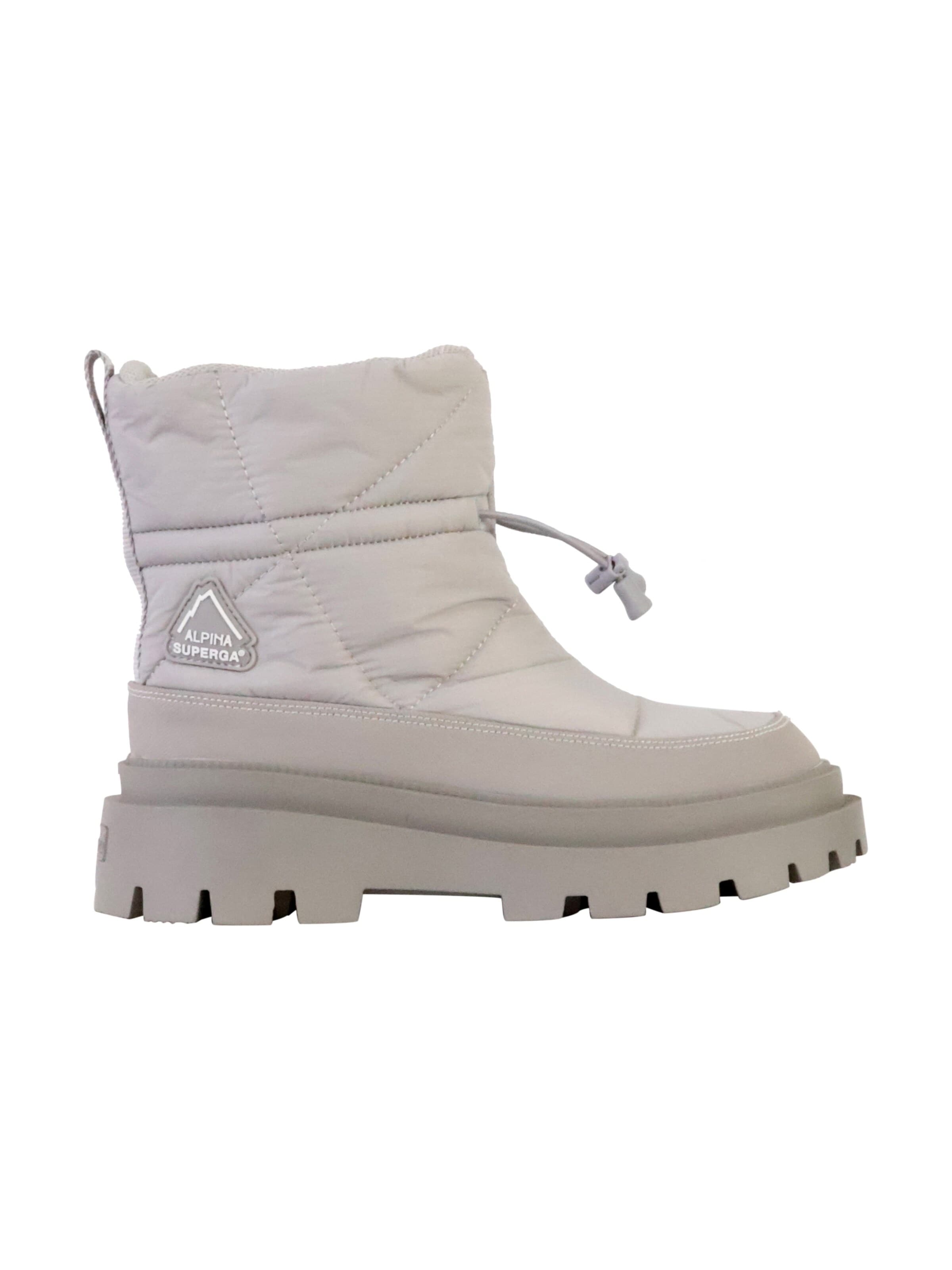 SUPERGA Botki po kostki w kolorze szary