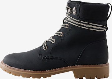 Bottes à lacets Next en noir : devant