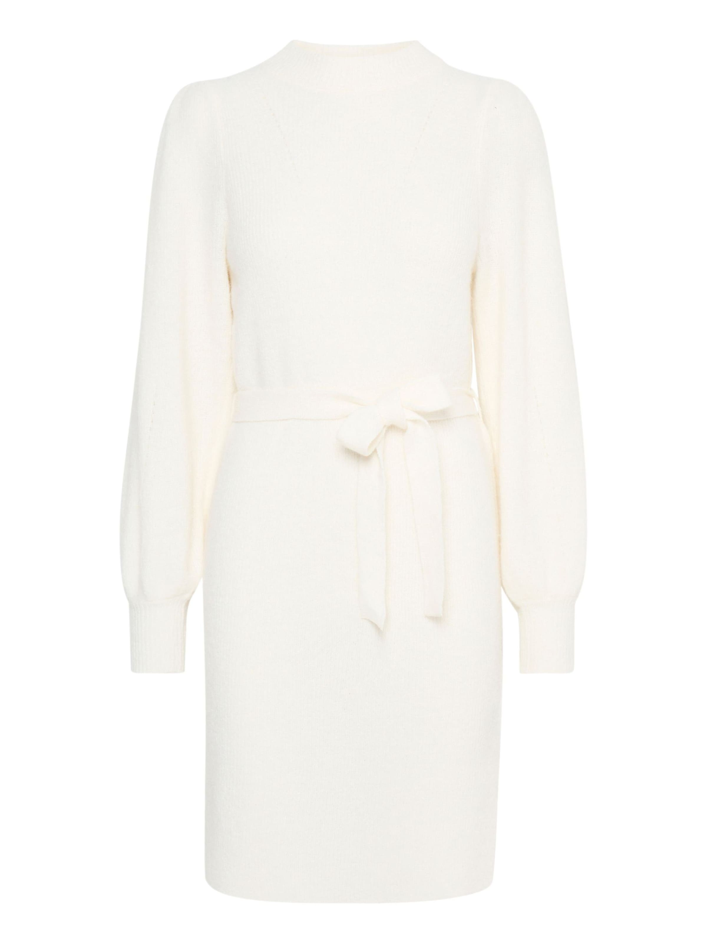 Robes en maille ICHI en blanc : devant