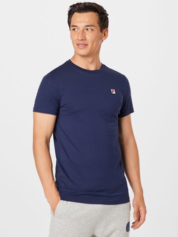 T-Shirt FILA en bleu : devant