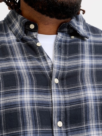 Jack & Jones Plus Comfort Fit Риза 'JJEFIELD' в синьо