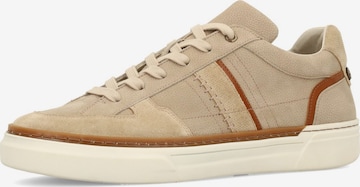 Baskets basses no stress en beige : devant