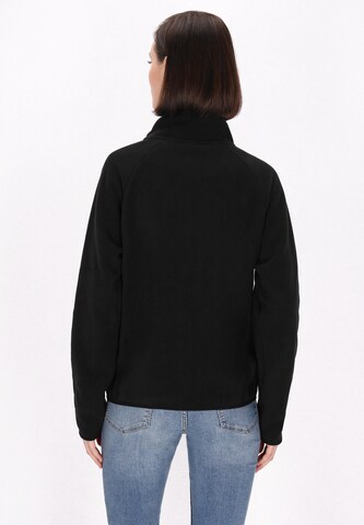 usha BLUE LABEL Флисовая куртка 'Comfortable' в Черный