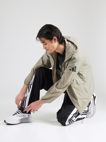 ADIDAS SPORTSWEAR Sports jacket 'City Escape' in Beige
