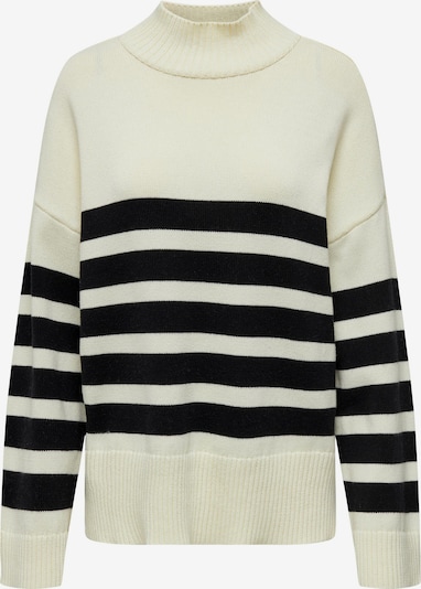 ONLY Sweter 'SAGA' w kolorze czarny / białym, Podgląd produktu