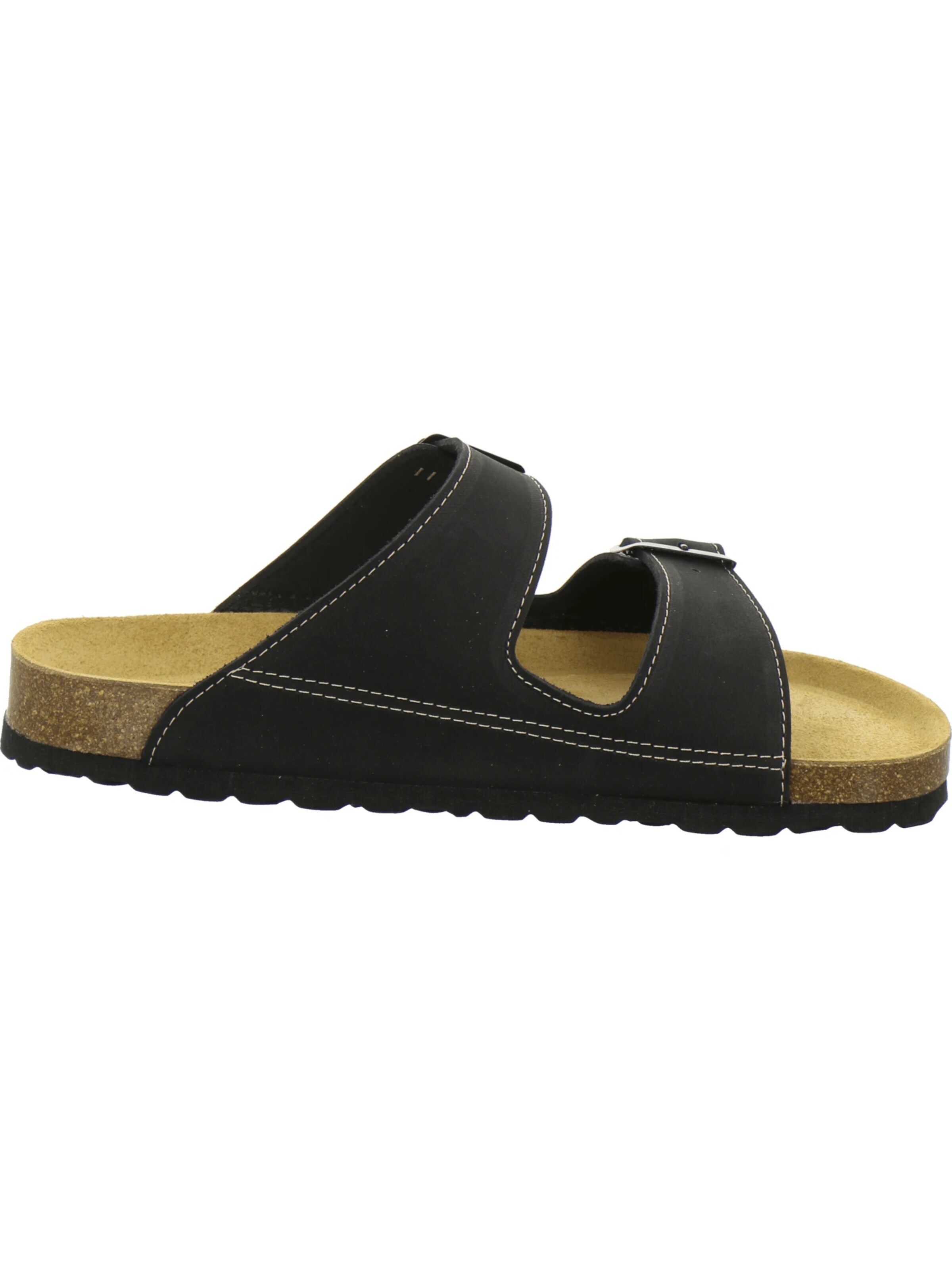 Sandalo 'Sandalen Herren schwarz Nubukleder' di AFS-Schuhe in nero