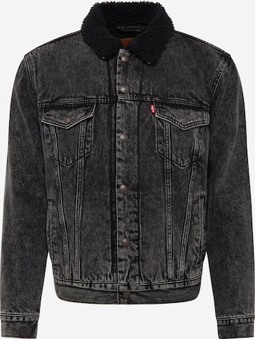 LEVI'S Between-Season Jacket 'SHERPA' in Black: front
