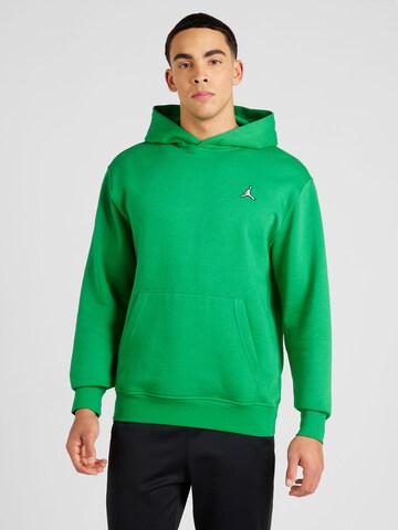 Sweat-shirt 'ESS' Jordan en vert : devant