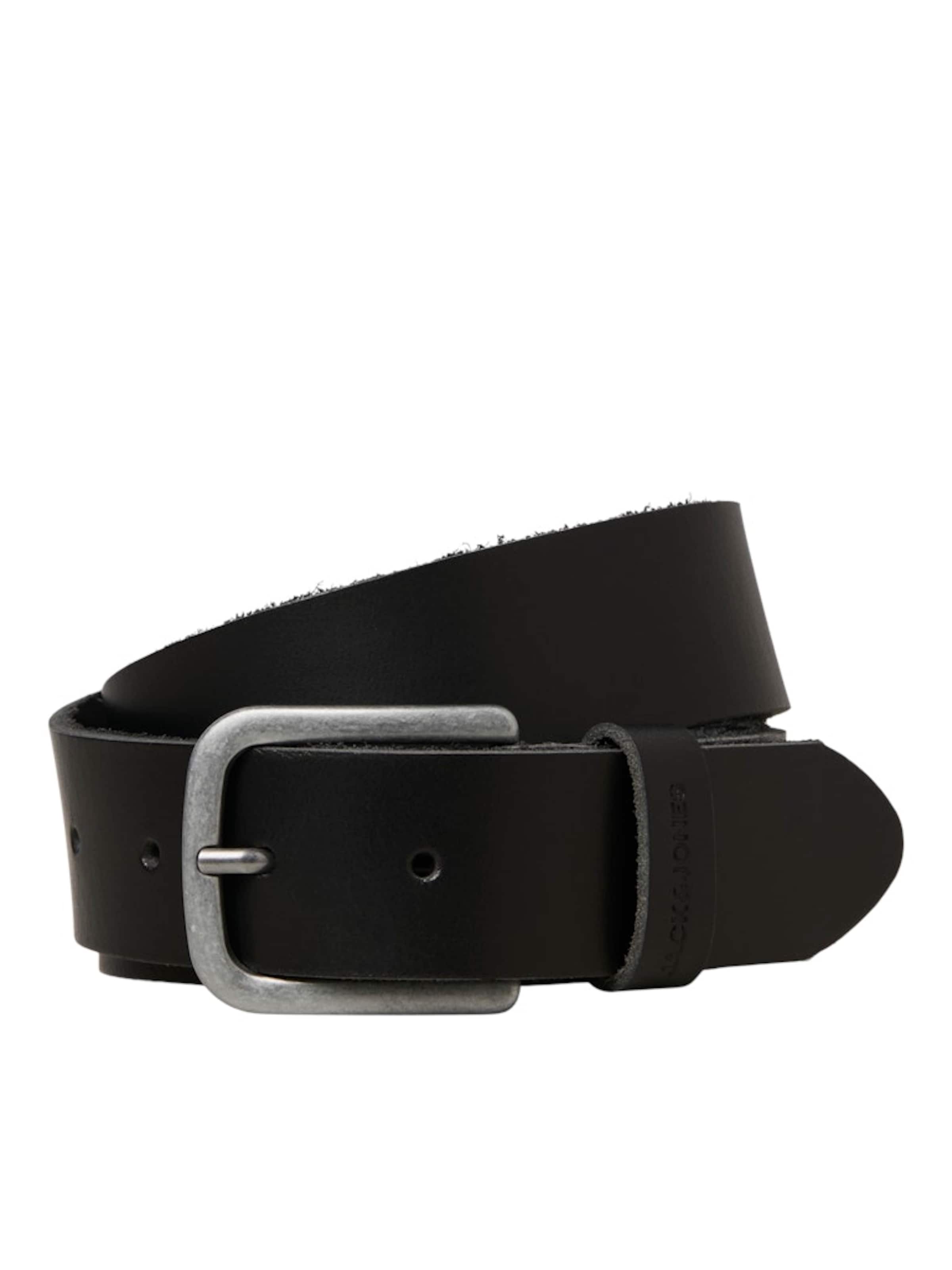 Ceinture 'JACPIMP' JACK & JONES en noir : devant
