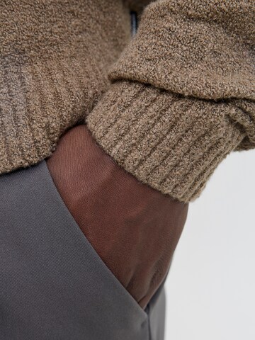 Jack & Jones Plus Πουλόβερ 'JPRBLAMAVERICK' σε καφέ