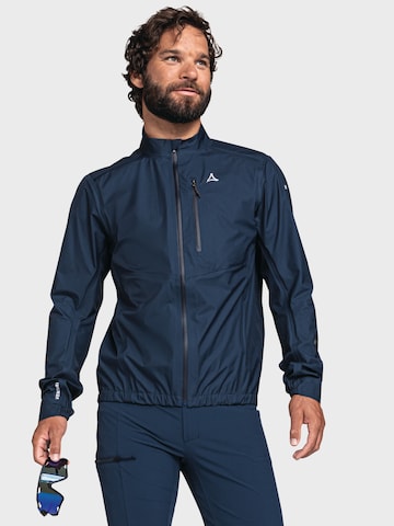 Schöffel Outdoorjas 'Surava' in Blauw: voorkant