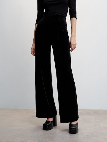 MANGO Wide Leg Hose 'Enphant1' in Schwarz