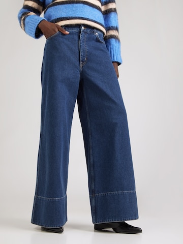 & Other Stories Wide Leg Jeans in Blau: Vorderseite